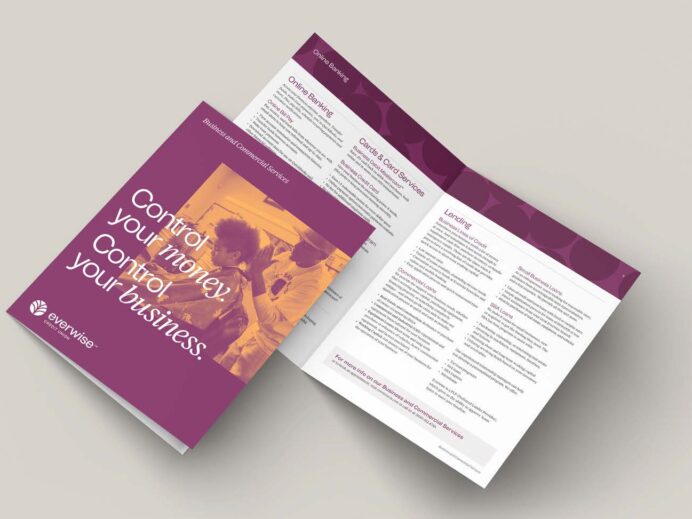 Brand collateral for Everwise Credit Union