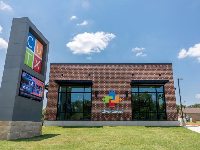 Credit Union of Texas Gilmer Gathers community space