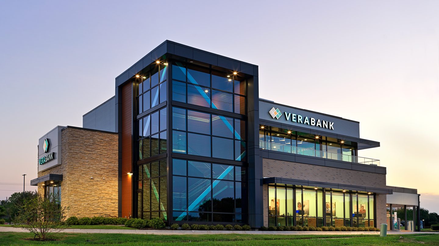 VeraBank branch construction and design in College Station TX