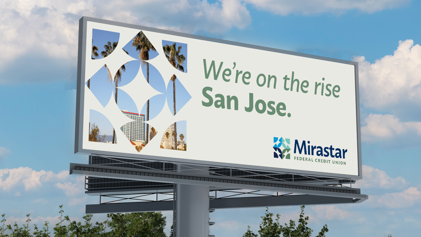 Mirastar Credit Union Billboard Ad