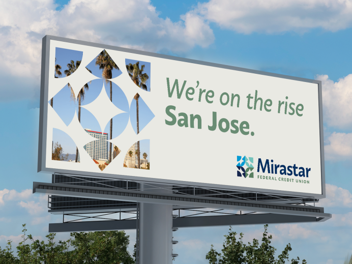 Mirastar Credit Union Billboard Ad