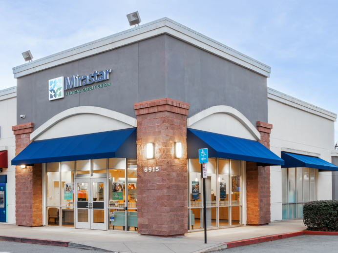 Mirastar FCU building front angle