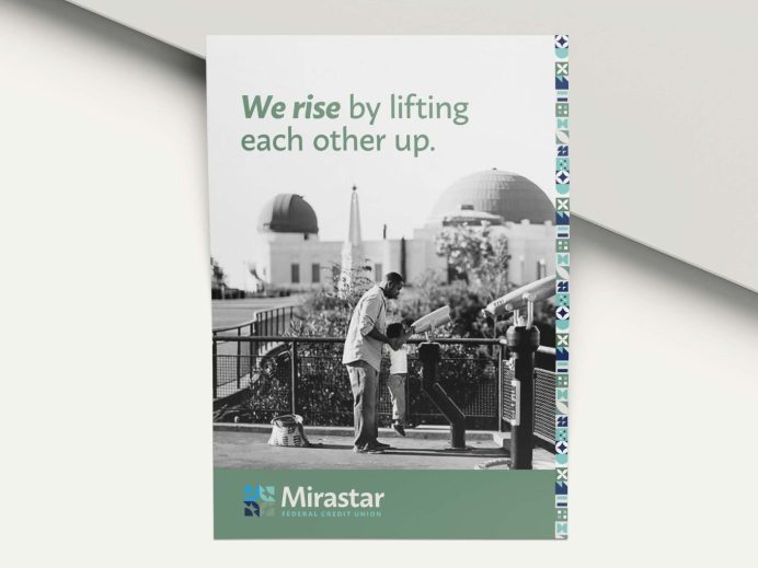 Mirastar credit union ad design