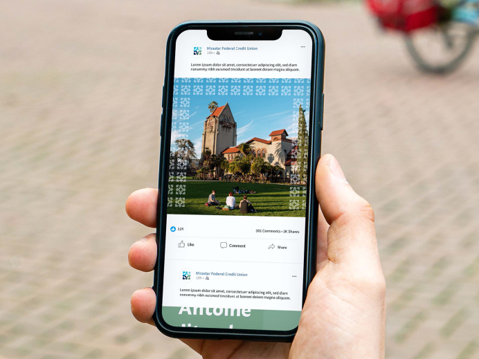 Mirastar credit union social ad