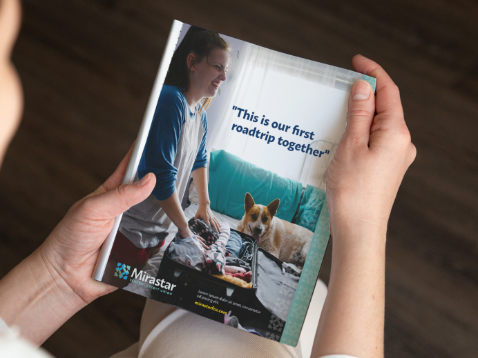 Print Ad Mirastar Federal Credit Union marketing