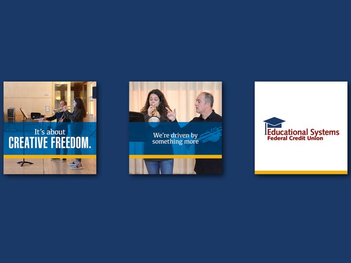 educational systems federal credit union social media marketing ad creative