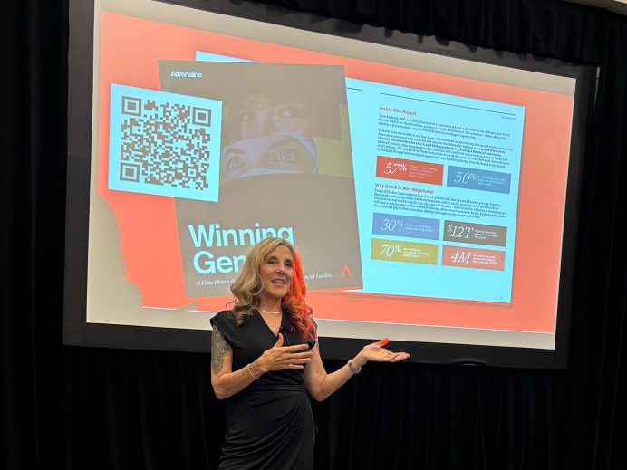 Winning Gen Z banking presentation at credit union marketing conference