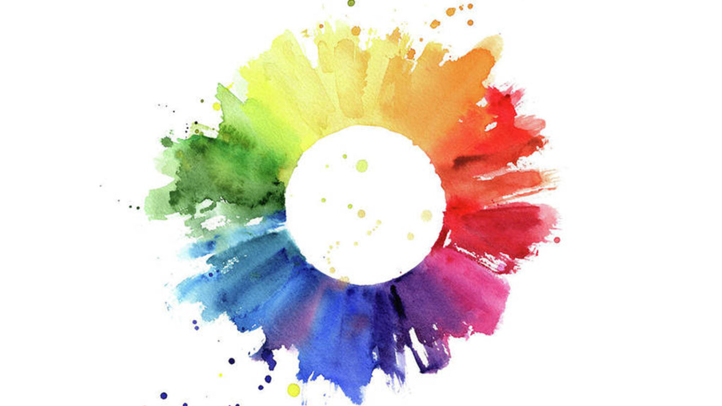 Painted Color Wheel
