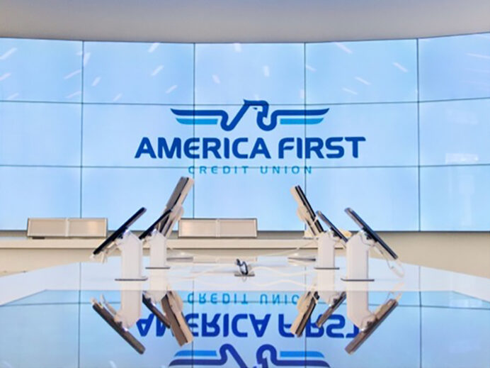 America First Credit Union digital signage