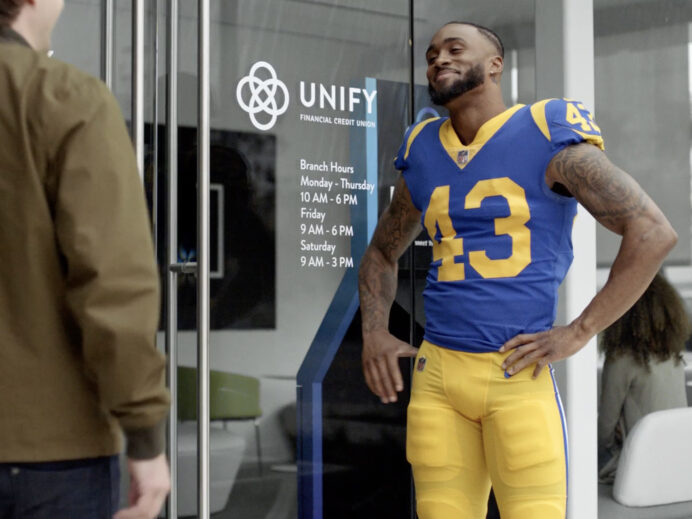 Unify Credit Union Marketing Campaign with LA Rams