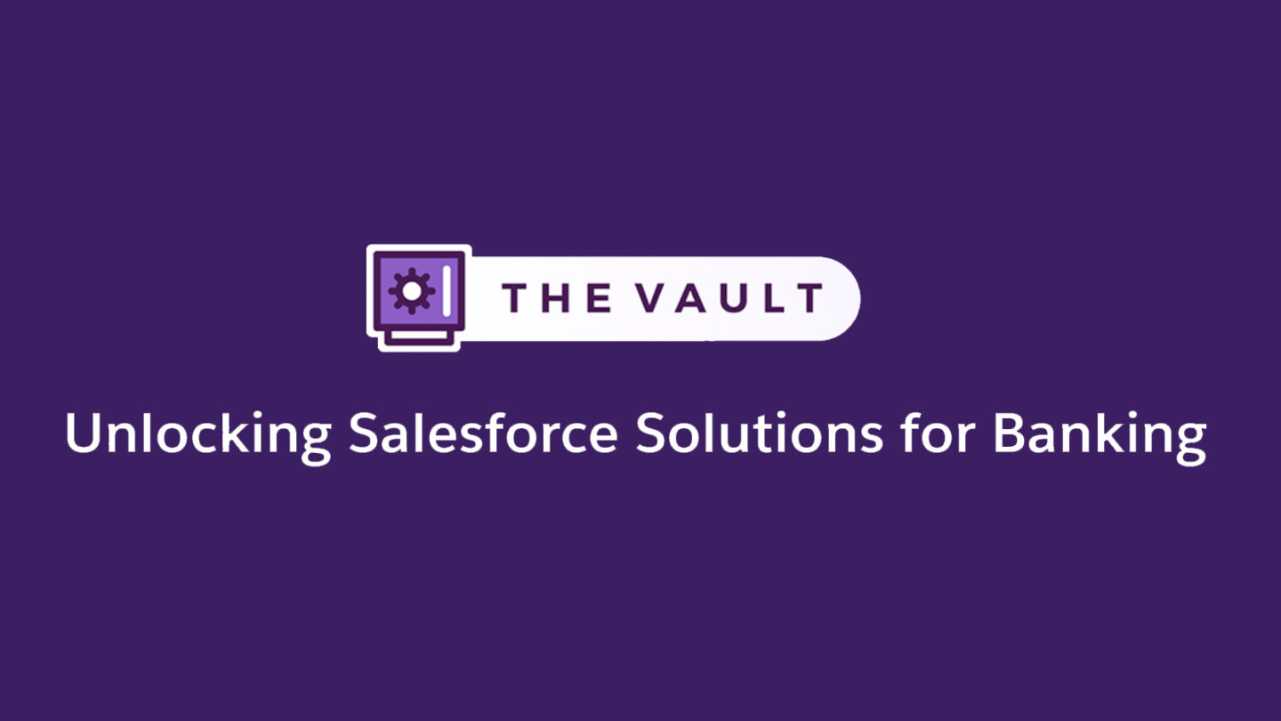 Logo for The Vault Podcast by Salesforce
