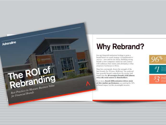 Adrenaline&#039;s ROI of Rebranding report for financial brands