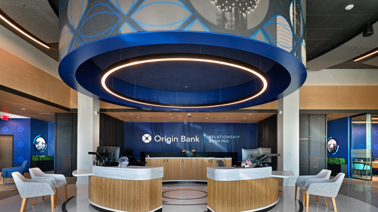 Origin Bank Preston Financial Center entry