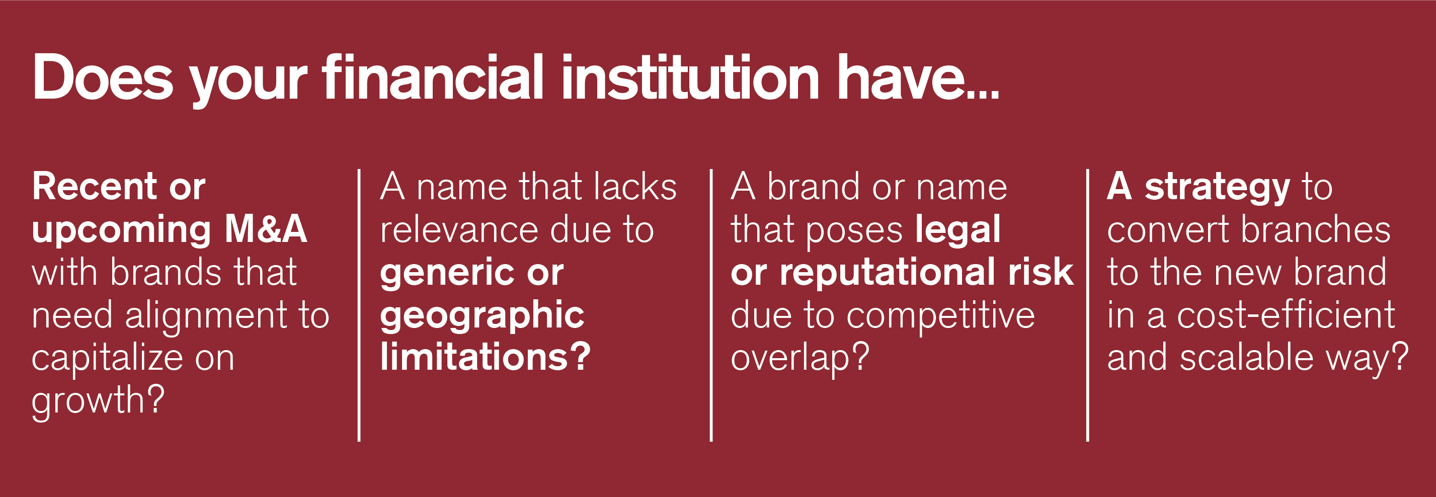 Brand Risk in Banking M&A: A Guide to M&A Branding | Adrenaline