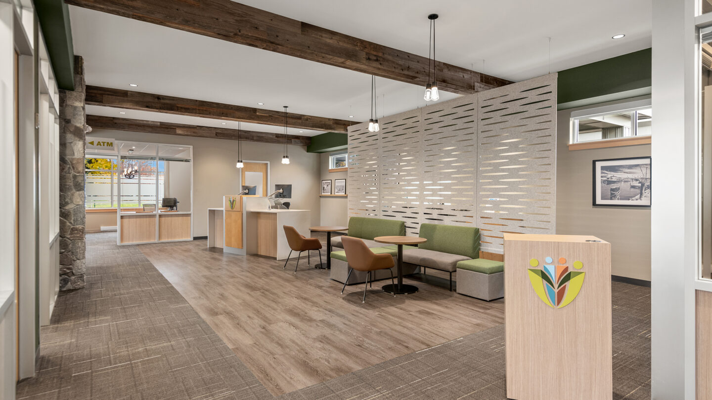 Empeople Credit Union branch updates to existing retail branch
