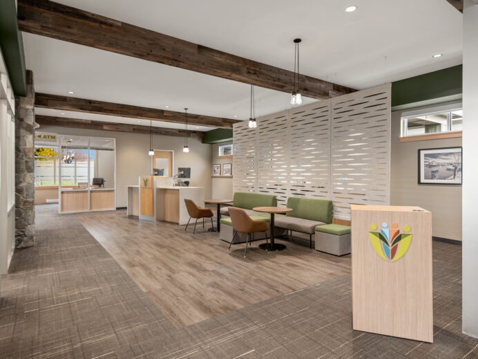 Empeople Credit Union branch updates to existing retail branch