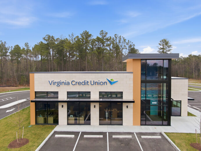 Virginia Credit Union Exterior Construction