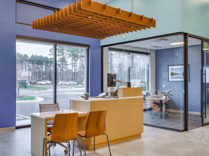 consultation area inside credit union