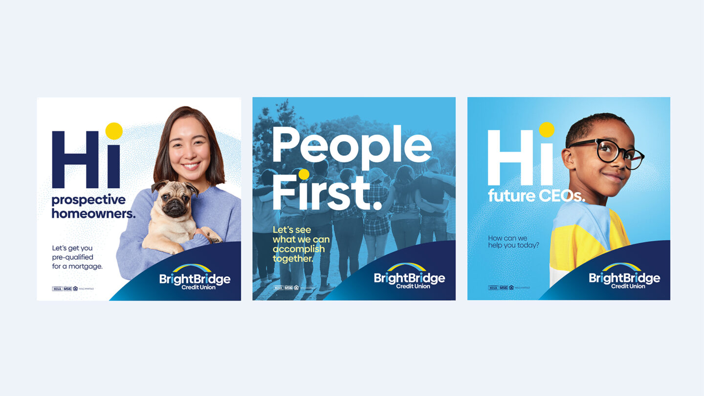 BrightBridge Credit Union marketing assets