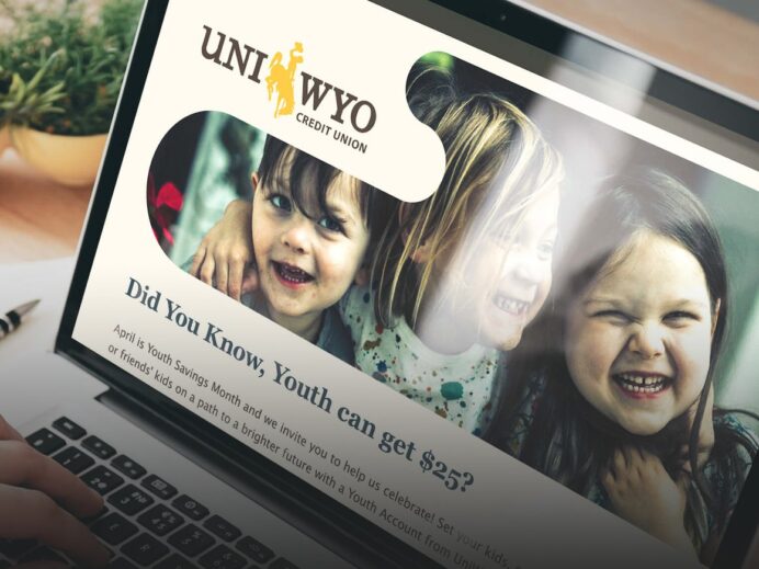 Adrenaline Wins 2022 CUNA Diamond Award for Outstanding Client Work with UniWyo News Card