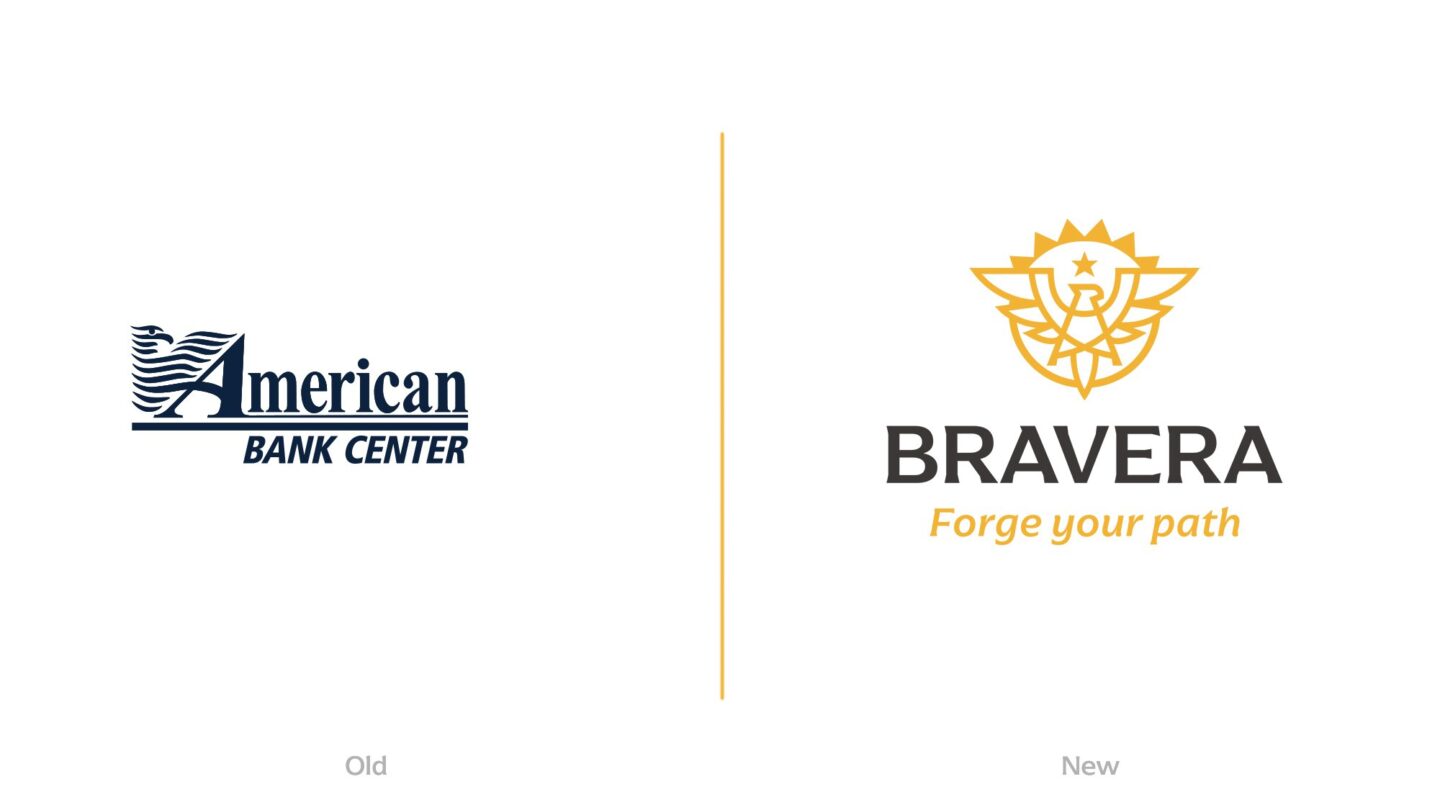 Bravera Logo Before and After