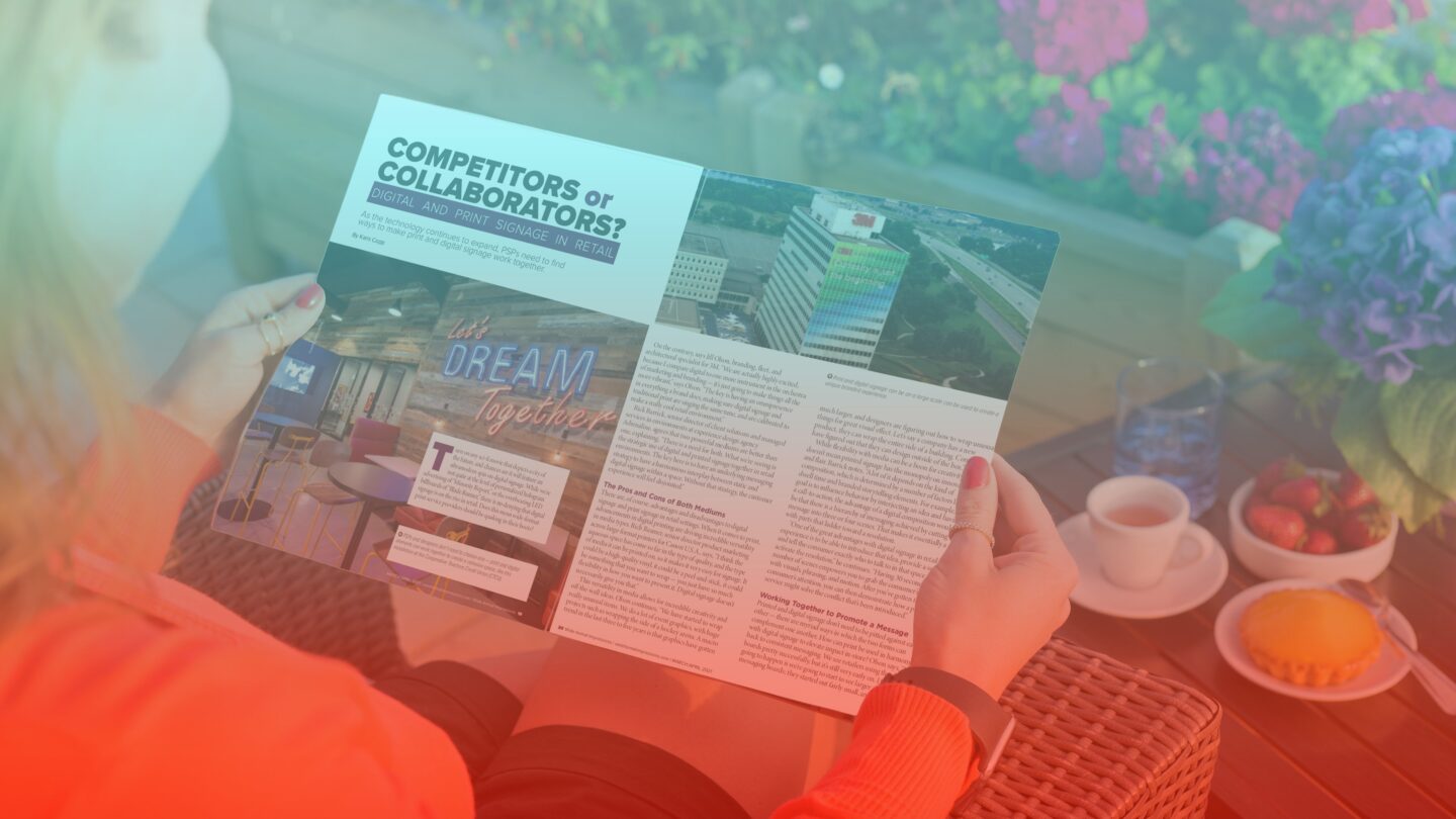 Rick Barrick Pens Article in WideFormat Impressions Adrenaline